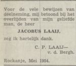 Laaij Jacobus 1904-1954 NBC-25-05-1954 (dankbetuiging).jpg